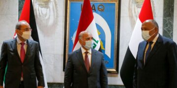Egyptian, Jordanian FMs arrive in Baghdad