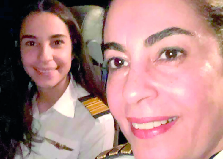 Mother, daughter become 3rd 'duo' in the world to fly an Airbus A330 1 - Egyptian Gazette