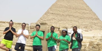 Giza Pyramids received world youth