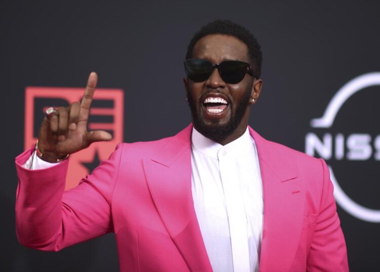 Sean "Diddy" Combs arriving at the BET Awards on Sunday, June 26, 2022, at the Microsoft Theatre in Los Angeles.