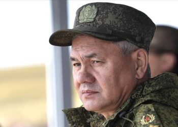 Russia’s defence minister visits troops involved in Ukraine operation