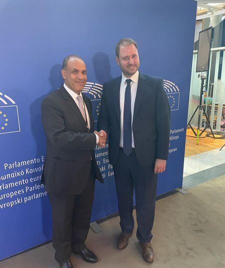 Egyptian amb., European lawmakers discuss bilateral co-operation 1 - Egyptian Gazette