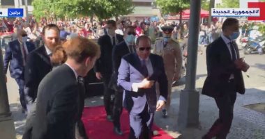 Sisi arrives at residence in Berlin ahead of participation in Petersburg Climate Dialogue 2 - Egyptian Gazette Sisi arrives at residence in Berlin ahead of participation in Petersburg Climate Dialogue 1 - Egyptian Gazette