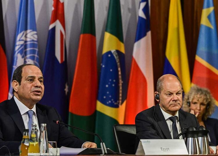 President Sisi meets German chancellor Scholz 1 - Egyptian Gazette