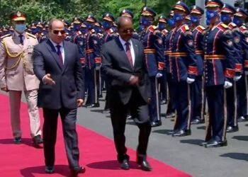 Somali president accorded red-carpet reception at Ittihadiya Palace