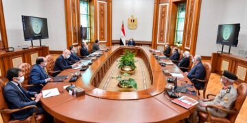Sisi directs continuing efforts of clearing, upgrading Lake Manzala 2 - Egyptian Gazette Sisi directs continuing efforts of clearing, upgrading Lake Manzala 1 - Egyptian Gazette