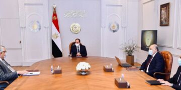 Sisi meets presidential adviser for health affairs 1 - Egyptian Gazette Sisi meets presidential adviser for health affairs