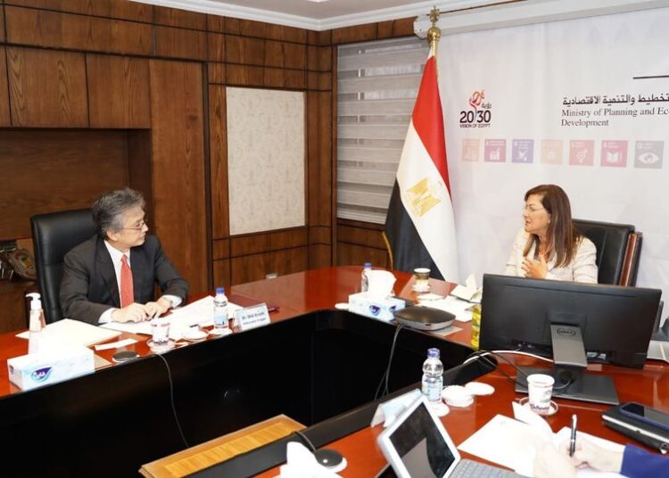 Planning min, Japanese amb. discuss boosting mutual ties 1 - Egyptian Gazette