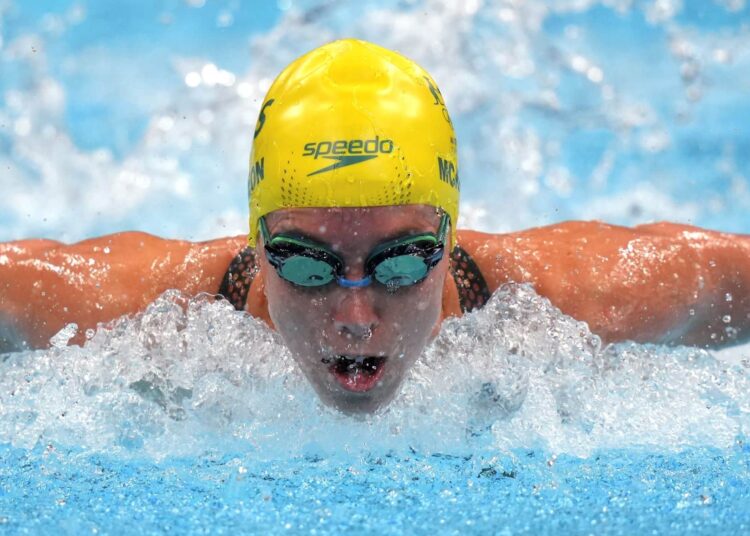 Emma McKeon equalled Australia's all-time record of 10 Commonwealth gold medals.
