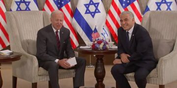 Biden, Lapid discuss Iran, integrating Israel in Middle East
