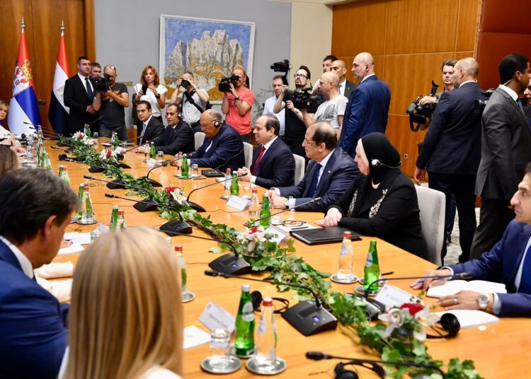 Serbian education minister hails Sisi's efforts to confront terrorism 2 - Egyptian Gazette Serbian education minister hails Sisi's efforts to confront terrorism 1 - Egyptian Gazette