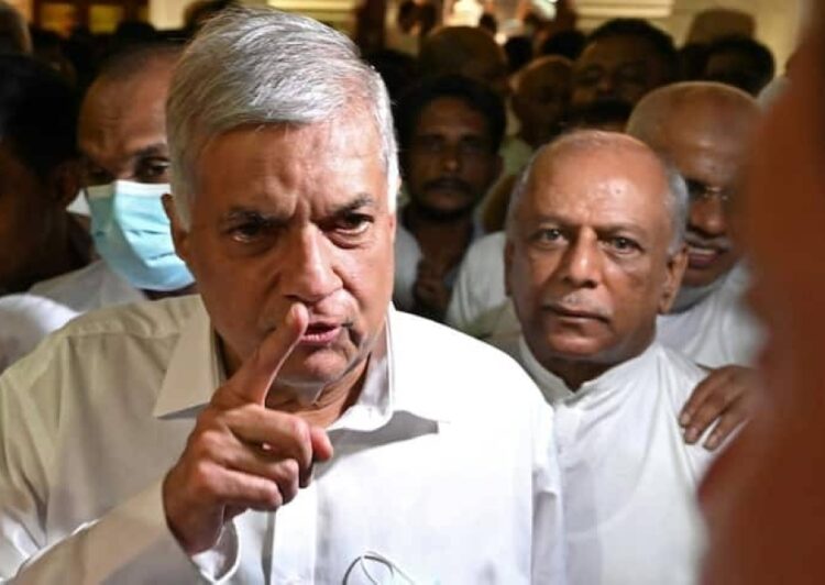 Sri Lanka's new president Ranil Wickremesinghe