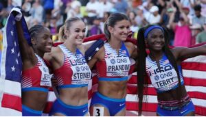 US women shock Jamaican superstars to clinch 4x100m relay 2 - Egyptian Gazette
