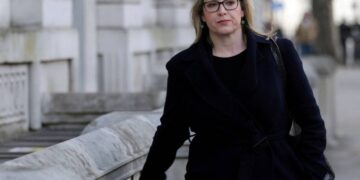 Junior trade minister Mordaunt announces bid to be next UK PM