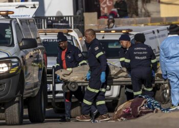 South Africa police say 15 killed in bar shooting in Soweto