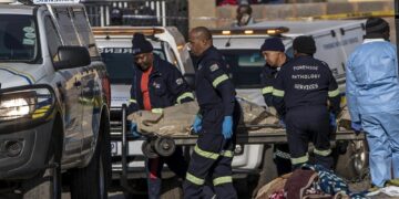 South Africa police say 15 killed in bar shooting in Soweto