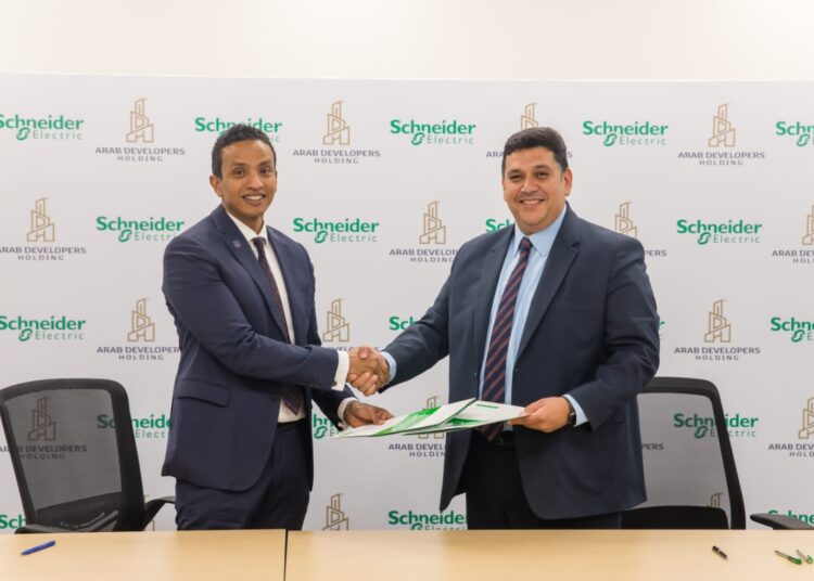 Schneider Electric signs MoU with Arab Developers to build smart cities in Egypt and abroad 1 - Egyptian Gazette