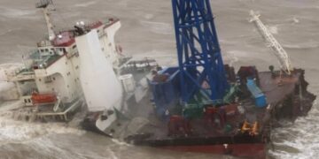 Dozens missing in shipwreck during South China Sea typhoon