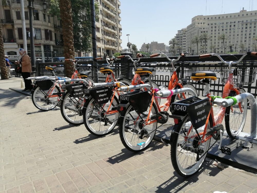 Bike share pedals off Egyptian Gazette