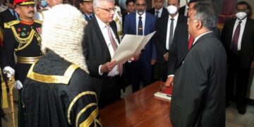 New Sri Lankan president sworn in