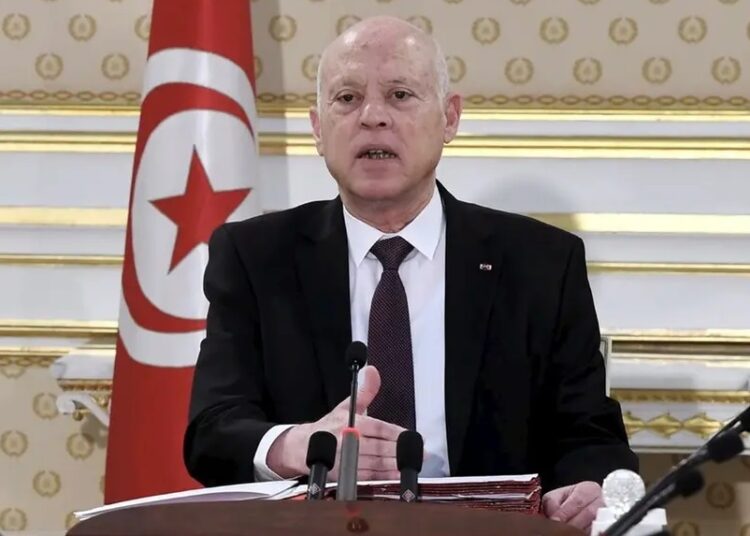 Tunisian President Kais Saied