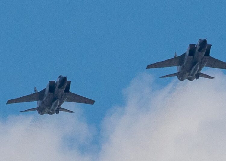 MiG-31 fighters fly in formation during the military parade marking the 75th anniversary of the victory in the Great Patriotic War on Red Square in Moscow, Russia, June 24, 2020. [Photo/Xinhua]