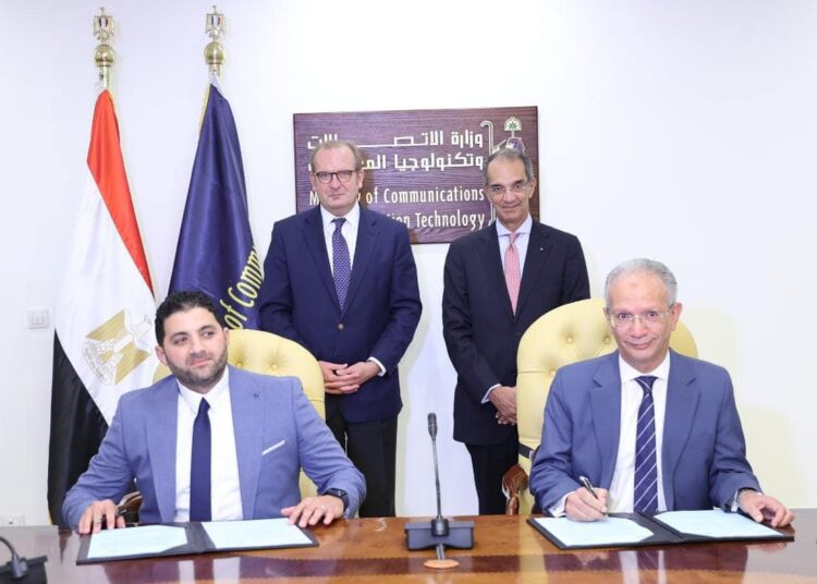 ICT Minister witnesses signing of MoU between ITIDA, Valeo 1 - Egyptian Gazette