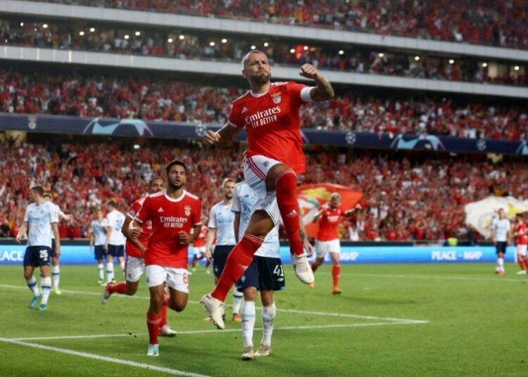 Benfica’s Neres ends Dynamo Kyiv’s Champions League hopes 1 - Egyptian Gazette