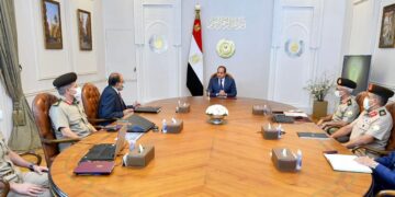 Sisi follows up progress of work in some national projects 1 - Egyptian Gazette Sisi follows up progress of work in some national projects