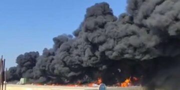 Fire breaks out in Carrefour branch in Alexandria