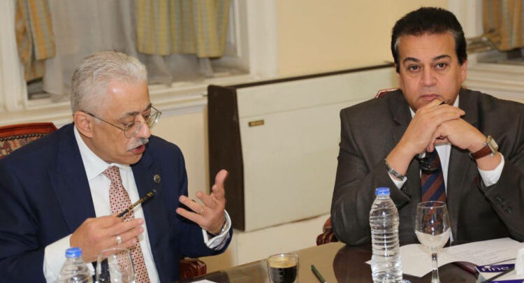 Shawky, Abdel Ghaffar review initial results of Thanaweya Amma 1 - Egyptian Gazette