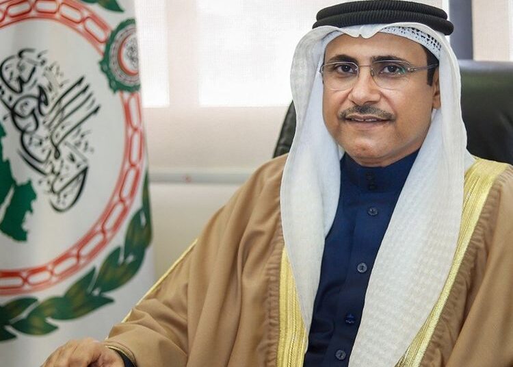 Arab Parliament Speaker Adel Abdulrahman Al-Asoomi