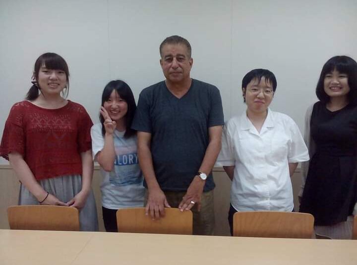 Ahmed Rahmy (C), Professor at the Institute of International Strategic Studies at Tokyo International University was honoured for his contributions to Egyptian-Japanese friendship.