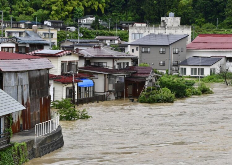 Heavy rain hits northeastern, central Japan, 100,000 told to evacuate 1 - Egyptian Gazette