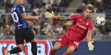 Inter slips up as Lazio goes top of Serie A