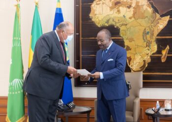 Gabonese president meets Egypt’s FM