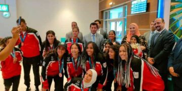 Egypt’s Special Olympics Female Unified Football team return home