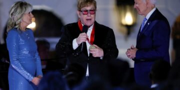 Rocketman at the White House: Bidens host Elton John for South Lawn soiree
