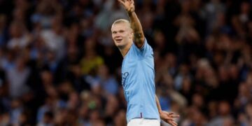 Record-breaking Haaland hits City treble, Arsenal stay perfect