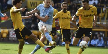 City thrashes Leicester as Son’s treble fires Spurs 1 - Egyptian Gazette City thrashes Leicester as Son’s treble fires Spurs