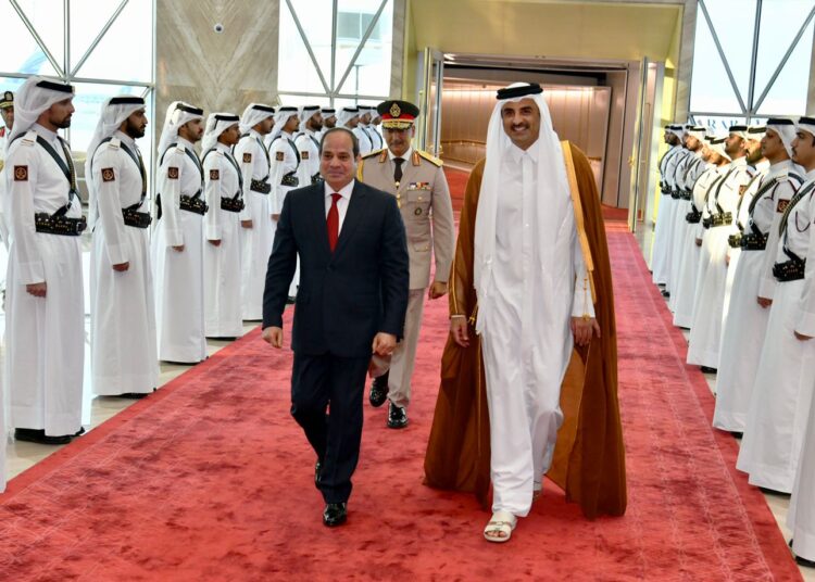 Sisi in Qatar to boost bilateral ties 1 - Egyptian Gazette