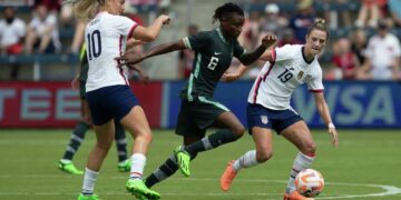 US women stun Nigeria 4-0 in friendly