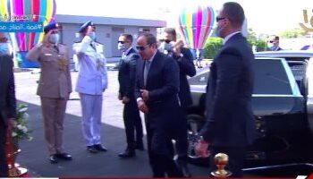 President Sisi arrives at GAFI’s premises to open several national projects