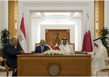 Egypt’s Sisi, Qatari Emir witness signing of joint MoUs