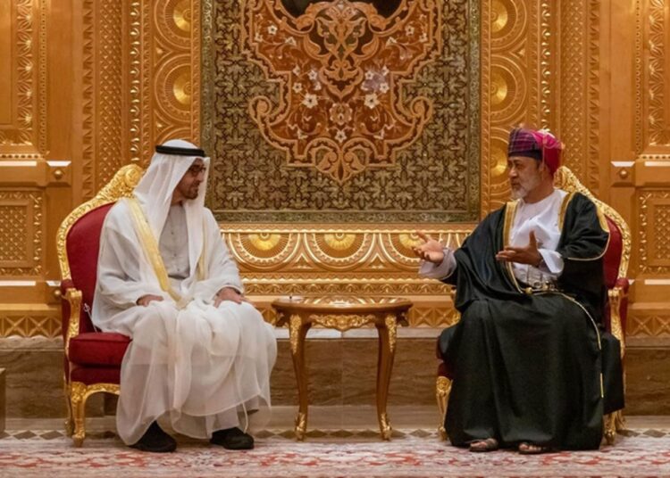 UAE president, sultan of Oman stress depth of bilateral ties 2 - Egyptian Gazette UAE president, sultan of Oman stress depth of bilateral ties 1 - Egyptian Gazette