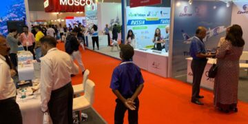 EgyptAir at India travel show