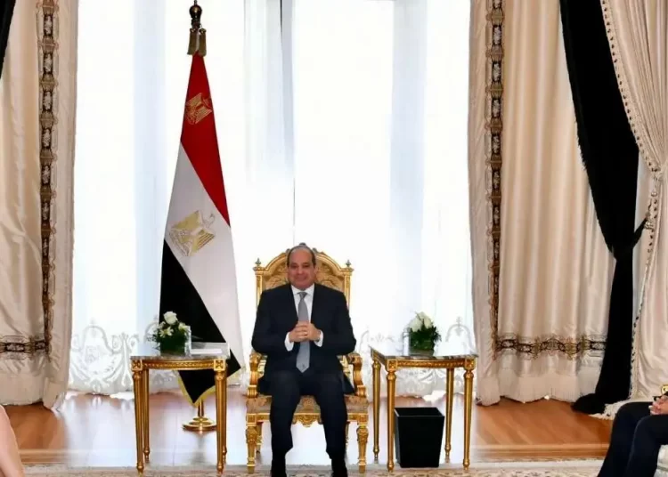 Sisi receives EBRD president 1 - Egyptian Gazette