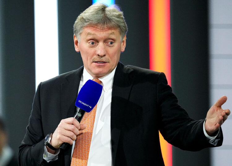 Kremlin spokesman Dmitry Peskov