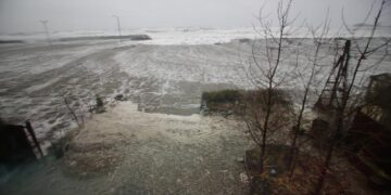 Flood waters receding after storm batters western Alaska