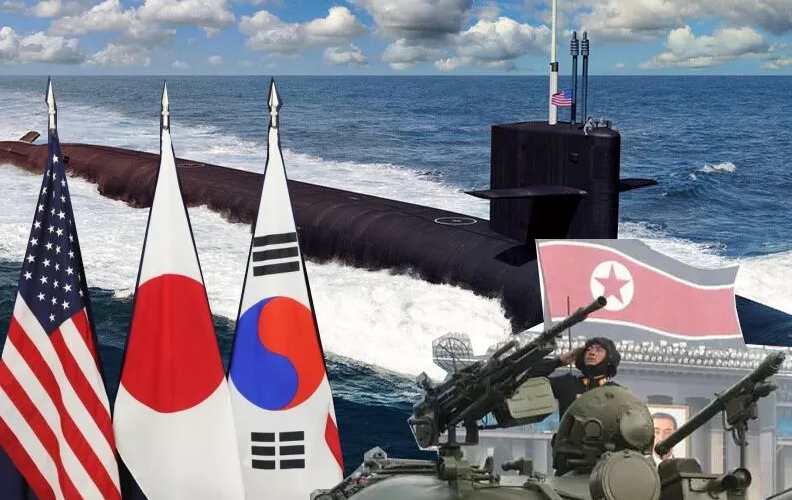 South Korea Us Japan Hold Anti Submarine Drills Egyptian Gazette 